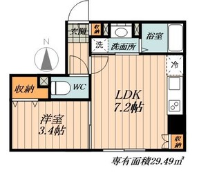 WELL COURT　NAKAMURAの物件間取画像